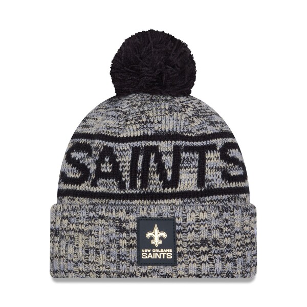 New Era Pánská zimní čepice New Orleans Saints NFL 2025 Sideline Sport Knit