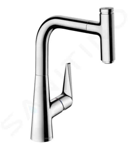 HANSGROHE - Talis M51 Dřezová baterie M5115-H220 s výsuvnou sprškou, sBOX, chrom 73852000