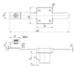 Strong Nábytkový zámek na posuvné sklo (403236)