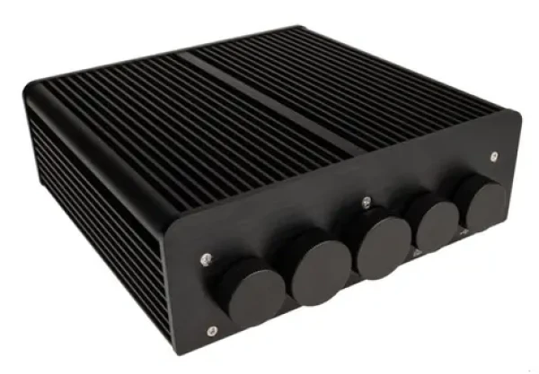 Akasa Pascal TN UCFF černá / Mini ITX / IP65 / možnost pověšení na zeď / hliník / OEM / bez ventilátoru (A-NUC67-M1B)