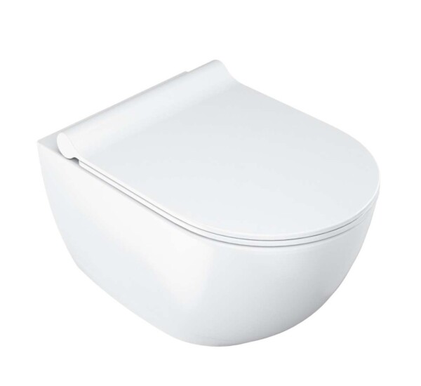 RAVAK - Chrome Závěsné WC, RimOff, SoftClose, bílá X03081