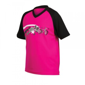 Cyklistický dres Pearl izumi MTB JERSEY JR. - pink/black Velikost: M