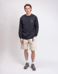 Tričko Gramicci Sticky Hands L/S Tee VINTAGE BLACK