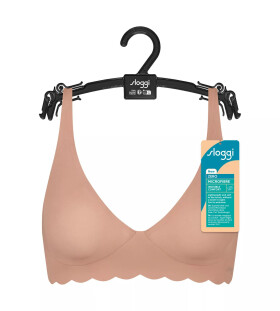 Dámská podprsenka ZERO Microfibre 2.0 Soft bra CAMEO BROWN sv. hnědá 00ME SLOGGI BROWN