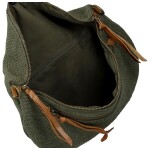 Trendy dámská textilní ledvinka Lena, tmavě zelená