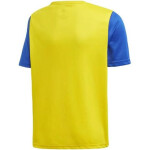 Dětské fotbalové tričko Estro 19 Jersey JR FT6681 Žlutá s modrou - Adidas žluto-modrá 128