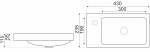KERRA - Umyvadlo zapuštěné do desky Rimini L 5907548106254