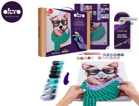 OKTO Malba a 3D modelování obraz "Fashion Corgi" 30x40 cm, OKTO, W051118