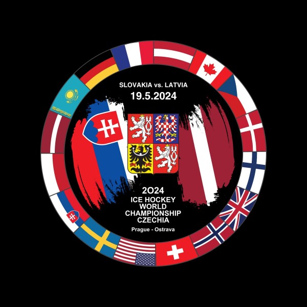 Puk Ice Hockey World Championship Czechia MS 2024 Dueling 19.5.2024 Slovakia vs. Latvia