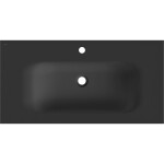 MEXEN - Vela umyvadlo zapuštěné do desky 91 x 46,5, černá mat 25239071
