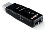 Lindy HDMI EDID Feeder 8K60 černá / EDID emulátor / rozlišení 8K60Hz / USB-C / záruka 2 roky (32105)