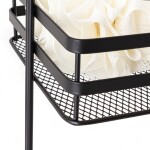 AWD Interior - Koupelnový regál černý AWD02041885 AWD02041885