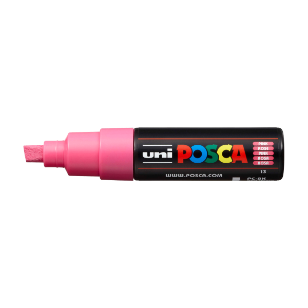 Posca popisovač PC-8K, mm, růžová