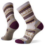 Dámské merino turistické ponožky SMARTWOOL Women's Hike Light Cushion Margarita Cre, Purple Eclipse velikost: 42-45 (L)