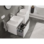 MEXEN/S - Orio koupelnová skříňka pod umyvadlo 60 cm s deskou, 1 šuplík, bílá mat 91A10-06047-1-BFC01