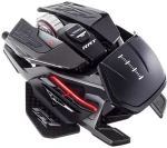 Mad Catz R.A.T. X3 černá / Herní myš / Optická / 16000dpi / 10 tlačítek / USB / 3000Hz (MR05DCINBL001-0)