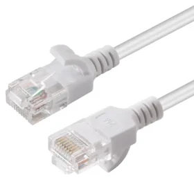 MicroConnect CAT6 U/UTP SLIM 1.5m bílá / Patch kabel (V-UTP6015W-SLIM)