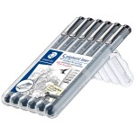 Staedtler 308 WP4 308 WP4 4 ks/bal. černý 0.1 mm 0.3 mm 0.5 mm 0.7 mm 1 ks