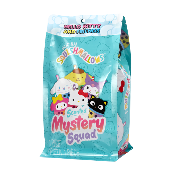 SQUISHMALLOWS Mystery voňavý plyšák, 13 cm - Hello Kitty