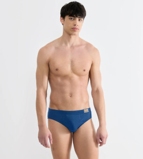 Sloggi Men GO NATURAL – Pánské retro slipy z organické bavlny (2 ks) Sloggi BLUE S