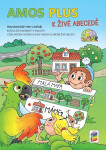 AMOS PLUS K ŽIVÉ ABECEDĚ se samolepkami (barevný pracovní sešit) - Miloš Novotný