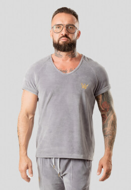 Tričko TRES AMIGOS WEAR W007-KKR Grey S