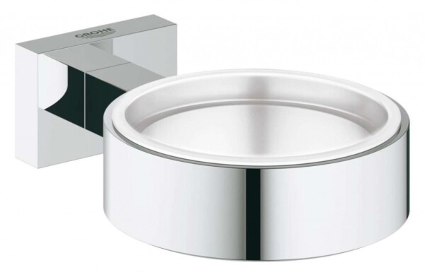 GROHE - Essentials Cube Držák skleničky/mýdelníku, chrom 40508001
