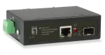 LevelOne IGC-0101 / Mediakonvertor / RJ45-SFP / Gigabit Ethernet / PoE 30W / Průmyslový / DIN lišta (IGC-0101)