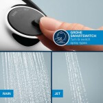 GROHE - Start Edge Sprchový set pod omítku, průměr 25 cm, 2 proudy, chrom 25293000