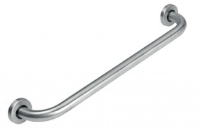 NOVASERVIS - Madlo rovné 600 mm s krytkami kartáčovaná nerez R6661,4