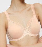MODERN LACE+COTTON - Podprsenka s kosticemi: bavlna a krajka pro maximální pohodlí Triumph NEUTRAL BEIGE 100E