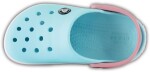 Pantofle Crocs Crocband Clog K - Ice Blue/white