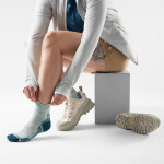 Dámské merino turistické ponožky SMARTWOOL Women's Hike Light Cushion Ankle Socks, Frosty Green velikost: 34-37 (S)