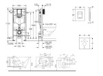 GROHE - Rapid SL Set předstěnové instalace, klozetu Gaia sedátka softclose, tlačítko Skate Cosmopolitan, alpská bílá SANI11BA3102