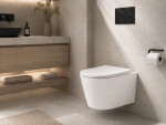 CERANO - WC závěsné Hugo, Vortex - vírové splachování + Slim/SoftClose sedátko - bílá lesklá - 53,5x36 CER-680363