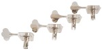 Fender Pure Vintage Bass Tuning Machines, Nickel-Plated Steel, (4)