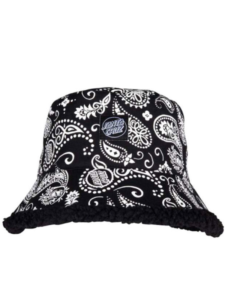 Santa Cruz Screaming Paisley Black-White dámský klobouk