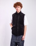 Taion Non Down Military Reversible Boa Hi Neck Vest BLACK×BLACK L