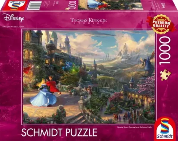SCHMIDT Puzzle Šípková Růženka: Tanec v čarovném světle