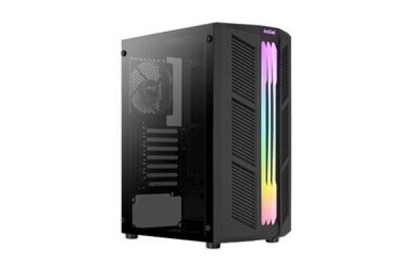 AeroCool Prime černá / PC skříň / ATX / 2x USB 3.0 / Bez zdroje / průhledná bočnice (AEROPGSPRIME-G-BK-V1)