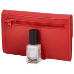 Kožená peněženka se zápinkou Alex, červená