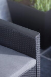 Keter CLAIRE SEATERS SOFA set grafit