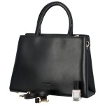 Elegantní sada dámské kabelky do ruky a peněženky Vittoria, černá