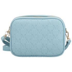 Stylová dámská koženková crossbody kabelka Ronda, světle modrá