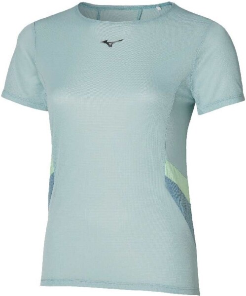 Mizuno DryAeroFlow Tee(W) Cloud Blue - Běžecké tričko Mizuno DryAeroFlow Tee J2GAC20404 Velikost textilu: XL