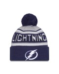 New Era Pánská zimní čepice Tampa Bay Lightning NHL Pom Wordmark