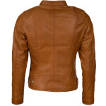 Dámská Kožená Bunda Orangia Brixton Hnědá x Oranžová Velikost: L