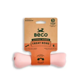 Beco Treat Bone Hračka pro psy růžová 17,5cm (BG-756346)