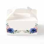 Výslužková krabice s rukojetí Blue 13x9x7cm