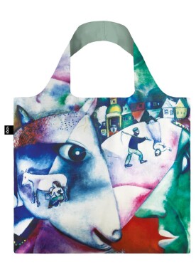 Skládací nákupní taška LOQI MARC CHAGALL I and the Village